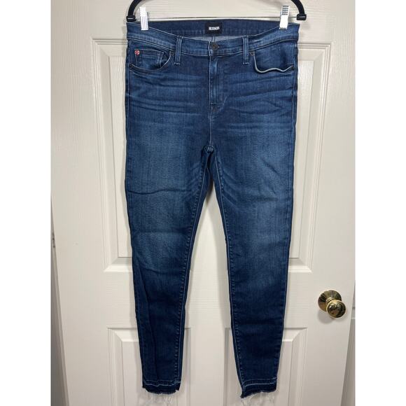 Hudson Jeans Nico Mid Rise Super Skinny Leg Ankle Released Hem Women's 29 - Picture 2 of 8